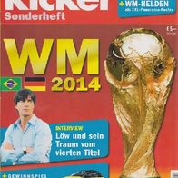 kicker-Sonderheft "WM 2014" - Neuwertig"