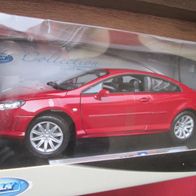 Welly Peugeot 407 Coupe rotm. 1:18