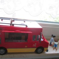 Playmobil Food Truck und Hot Dogg Verkäufer mit Wagen