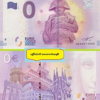 0 Euro Schein Napoleon Bonaparte UEAV 2017-4 Belem offiziell ausverkauft Nr 18425