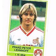 Panini Fussball 1985 Franz Peter Lehnhoff 1. FC Köln Bild 215