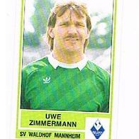 Panini Fussball 1985 Uwe Zimmermann SV Waldhof Mannheim Bild 239