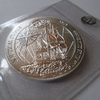 Ruanda Nautical 2018 Endeavour, 1oz 999 Silber, Originalfolie