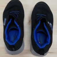 Hallenturnschuhe für Junge Größe 33 Flexible helle Sohle dunkelblau innen hellblau