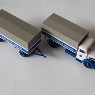 Brekina - MAN Pritschenhängerzug Hofbräuhaus München in 1:87 !