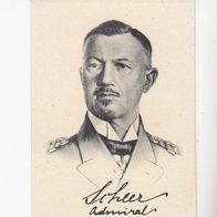 Basma Deutsche Männer Carl Friedrich Heinrich Reinhard Scheer Admiral #45 von 1934