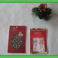 2 - er Set Sticker Fingernägel NEU Weihnachten Advent Christmas Deko