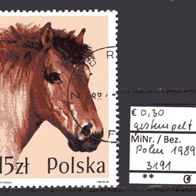 Polen 1989 Pferde MiNr. 3191 gestempelt