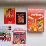 Atari Kult-Spiel YARS´ Revenge für VCS2600/7800 inkl. Sammler-Box + Karten, getestet