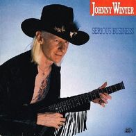 Johnny Winter - Serious Business - 12" LP - Sonet INT 147.150 (D) 1985