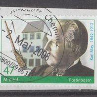 Privatpost postModern, gestempelt, Tarif 47 ct., Motiv K May