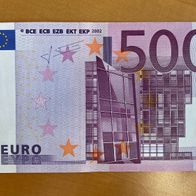 500 EURO EUR € Euroschein Geld Schein Banknote X 078 Serie Deutschland Trichet