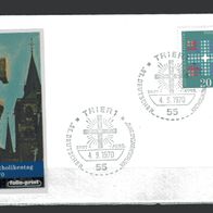 BRD / Bund 1970 Deutscher Katholikentag, Trier MiNr. 648 FDC gestempelt Stempel Trier