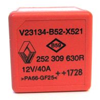 Original Relais - Renault - Nr. 252309630R / V23134-B52-X521- 12V / 40A