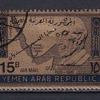 Jemen / Yemen, Arab. Republik, 1968, Mi. 721, Adenauer, 1 Briefm., gest