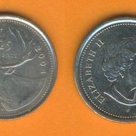 Kanada 25 Cents 2004