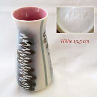 DDR Hausrat * zeitlos schöne Keramik Vase * Blumenvase 15,5 cm