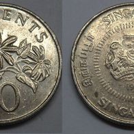 Singapur 10 Cent 1986 ## Kof10