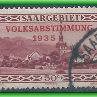 Saar MiNr. 185 gestempelt (3755/ aT)