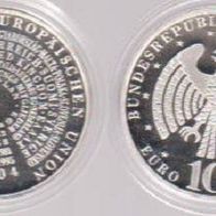 2004 BRD Erweiterung der EU 10 Euro Polierte Platte