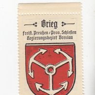 Kaffee Hag Ortswappen Brieg Preußen Schlesien Breslau #4