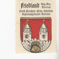 Kaffee Hag Ortswappen Friedland Preußen Schlesien Breslau #11