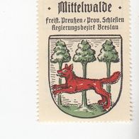 Kaffee Hag Ortswappen Mittelwalde Preußen Schlesien Breslau #28