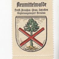 Kaffee Hag Ortswappen Neumittelwalde Preußen Schlesien Breslau #32