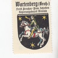 Kaffee Hag Ortswappen Wartenberg (Groß ) Preußen Schlesien Breslau #54