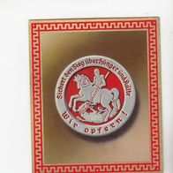 Union WHW Abzeichen Motiv Weißmetall mit roten Grund von 1933/34 #6