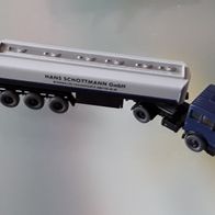Wiking - MB 1626 Tanksattelzug Schottmann Werbemodell in 1:87!