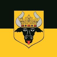 Königsbanner Flagge Krakow Am See – 40x60 Cm, Doppelt Gesäumt, Made In Germany