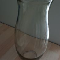 Vase ca. 24 cm hoch aus Glas