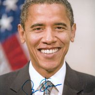 Barack Obama - orig. sign. Grossfoto