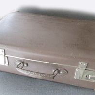 Opas schöner alter Koffer * Handkoffer braun 45x26x13 cm