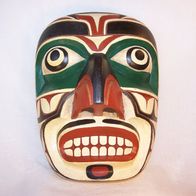 GARY RICE Holz-Maske / Native American Kunst - Santa Fe / New Mexico