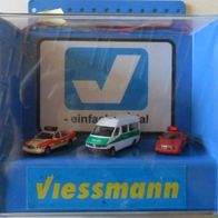 Viessmann Ausstellungsstück 3 Fahrzeuge, Beleuchtung vorne, hinten, Blinkelektronik