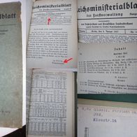 Orig. Buch Zeitschriften 3. Reich Göring Preußen Nürnberg Reichsministerialblatt 1937