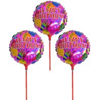 Amscan Folienballon Prinzessin – 43 X 43 Cm, Herzform, Happy Birthday, Für Helium Oder Luft