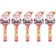 Aufblasbarer Weihnachtsmann Ballon Metallic - Wiederverwendbare Weihnachtsdeko