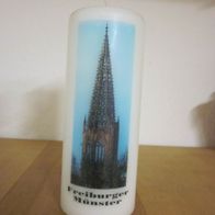 Freiburg Münster -Farbdruck-Kerze 160 x 60 mm -selten- Einzigartig -