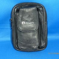 Fototasche aus Leder in der Farbe schwarz "Neu und unbenutzt" ca. 13x10 cm