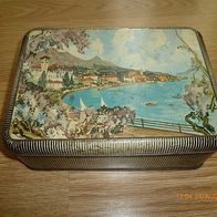uralte Blechdose "Müller Karlsbader Vanillinzucker" "ca. 22x16 x7,5 cm" Rarität!