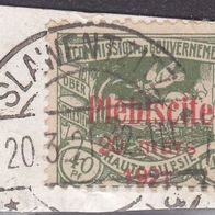 Deutsche Abstimmungsgebiete Oberschlesien  35 o Briefstück #046604