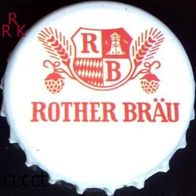 Rother Bräu Brauerei Bier Kronkorken aus Roth in der Rhön Bayern Kronenkorken