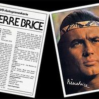 Pierre Brice (Winnetou] (Bravo-Autogrammkarte)