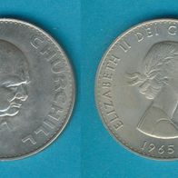 Großbritannien 1 Crown 1965 Sir Winston Churchill Top