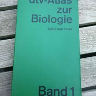 DTV Atlas zur Biologie Band 1 Tafeln und Texte 1973