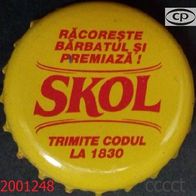 Skol Bier Brauerei Promotion Kronkorken aus Rumänien Romania Kronenkorken in benutzt