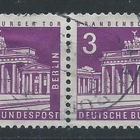 Berlin MiNr 231 waag. Paar gestempelt (4407)